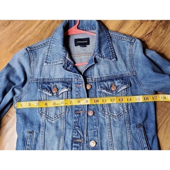 J Crew Jean Jackets XS. Casual. Travel. Comfy. Stylish. Country. Western Boho - Picture 3 of 7
